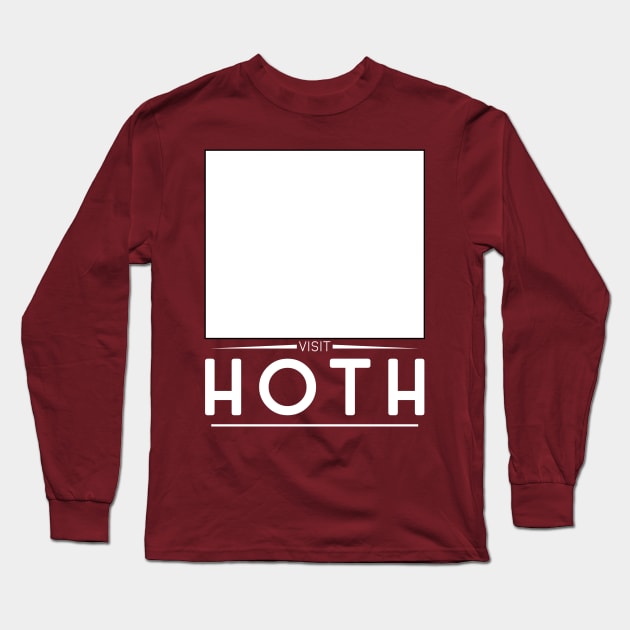 Visit Hoth! (for dark colors) Long Sleeve T-Shirt by Catlore